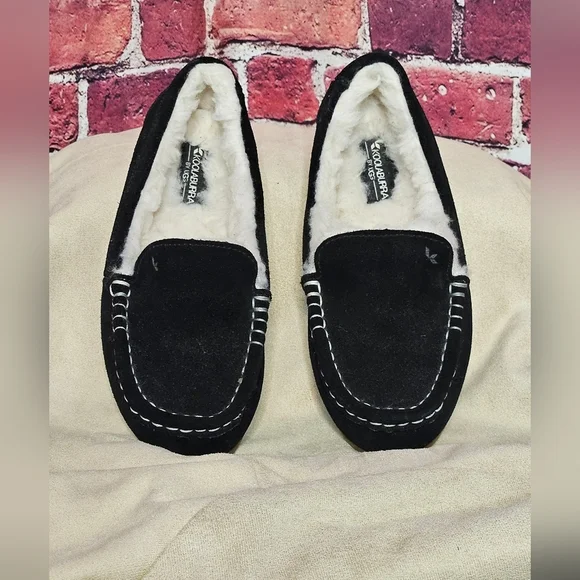 Koolaburra Black and White Cozy Slippers - Picture 7 of 7